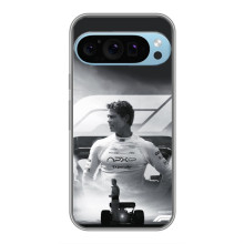 Чехол с прнтом Формула 1 на Google Pixel 9 Pro – Фон Формула-1