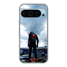 Чехол с прнтом Формула 1 на Google Pixel 9 Pro – Гонщик 44