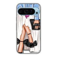 Силиконовый Чехол на Google Pixel 9 Pro с картинкой Стильных Девушек – Мода
