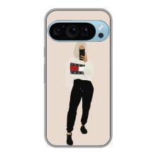 Силиконовый Чехол на Google Pixel 9 Pro с картинкой Стильных Девушек – Стильная