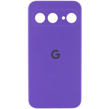 Чохол Silicone Cover Lakshmi Full Camera (AAA) with Logo для Google Pixel 9 – Фіолетовий