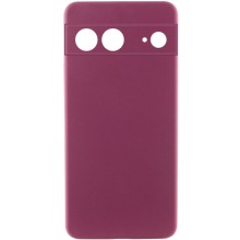 Чехол Silicone Cover Lakshmi Full Camera (AAA) для Google Pixel 9 – Бордовый