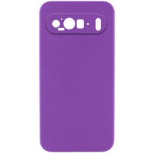 Чехол Silicone Cover Lakshmi Full Camera (AA) для Google Pixel 9 / 9 Pro – Фиолетовый