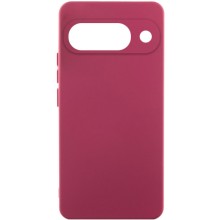 Чехол Silicone Cover Lakshmi Full Camera (AAA) для Google Pixel 9 – Бордовый