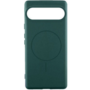 Чохол Silicone Cover Lakshmi (AA) with Magnetic Fit для Google Pixel 9 / 9 Pro – Зелений