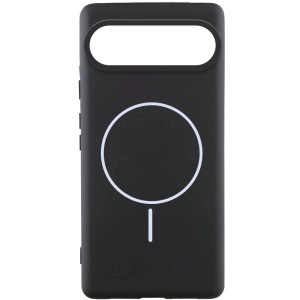 Чехол Silicone Cover Lakshmi (AA) with Magnetic Fit для Google Pixel 9 / 9 Pro – Черный