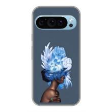 Чехлы (ART) Цветы на Google Pixel 9 (VPrint) (Цветы на голове)
