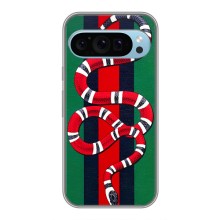 Чехлы ГУЧЧИ для Гугл Пиксель 9 (AlphaPrint) (Gucci змия)