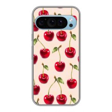 Чехлы с Фруктами для Google Pixel 9 (VPrint) (Вишня)