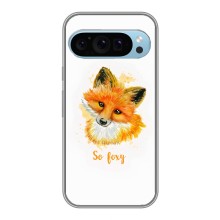 Чехлы с картинкой Лисички для Google Pixel 9 (VPrint) (Девочка Лиса)