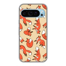 Чехлы с картинкой Лисички для Google Pixel 9 (VPrint) (Лисички)