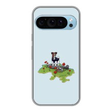 Чехлы с картинкой собаки Патрон для Google Pixel 9 (AlphaPrint) (Сапер Пес)