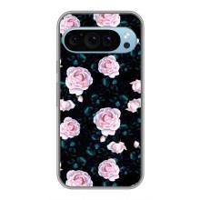 Чехлы с принтом Розочки для Google Pixel 9 – Чайные розы