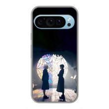 Чехлы с принтом Уэнсдей на Google Pixel 9 – Уэнсдей и Энди
