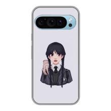 Чехлы с принтом Уэнсдей на Google Pixel 9 – Вещь Венсдей