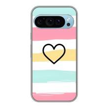 Чехлы с тематикой "Маленькие Сердечки" на Google Pixel 9 – Красивое сердечко