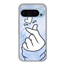 Чехлы (Знак сердечка) на Google Pixel 9 – Сердечка знак