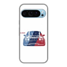 Чехол BMW для Гугл Пиксель 9 – BMW на белом