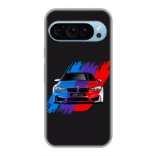 Чехол BMW для Гугл Пиксель 9 – Цветная БМВ