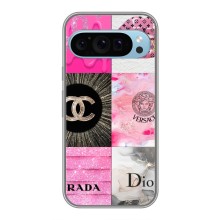 Чохол (Dior, Prada, YSL, Chanel) для Google Pixel 9 (Модніца)