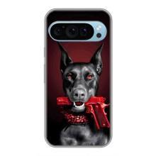 Чехол ДОБЕРМАН для Google Pixel 9 – Доберман злой