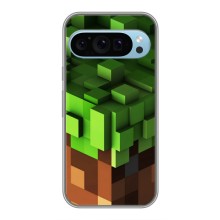 Чехол Майнкрафт на Google Pixel 9 (AlphaPrint) Minecraft (текстура Майнкрафт)