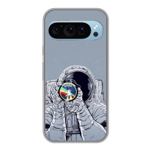 Чехол NASA для Google Pixel 9 (AlphaPrint) (Космонавт фото)