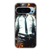 Силиконовый чехол с картинкой "Герой Pubg" на Google Pixel 9 – Man Пубг