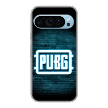 Чехол PUBG для Гугл Пиксель 9 (AlphaPrint) (Лого PUBG)