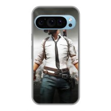 Чехол PUBG для Гугл Пиксель 9 (AlphaPrint) (Пабг мен)