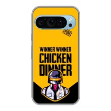 Чехол PUBG для Гугл Пиксель 9 (AlphaPrint) (Pubg шлем)
