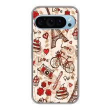 Чехол с Эйфелевой башней на Google Pixel 9 – Париж мечта