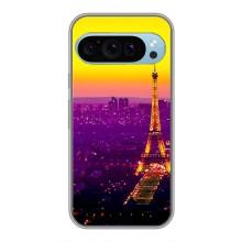 Чехол с Эйфелевой башней на Google Pixel 9 – Яркая башня