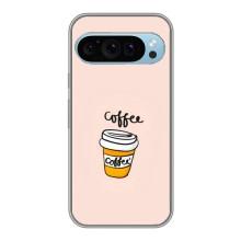 Чехол с изображением  вкусной еды для Google Pixel 9 – Кружка кофе