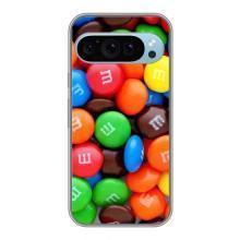 Чехол с изображением  вкусной еды для Google Pixel 9 – Разноцветные M&M'S