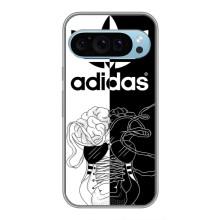 Чехол в стиле "Адидас" для Гугл Пиксель 9 – Adidas шнурки