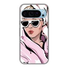 Чехол с картинкой Модные Девчонки Google Pixel 9 – Девушка в халате