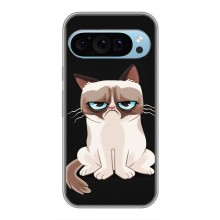 Чехол с принтом для Google Pixel 9 (AlphaPrint) Модные коты (Грустный кот)