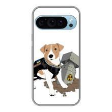 Чехол с принтом Собаки Патрон для Google Pixel 9 – Пёс Патрон с ракетой
