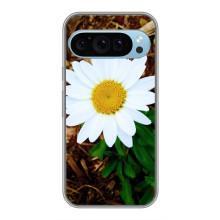 Чехол с ромашками на Google Pixel 9 – Белая ромашка