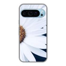 Чехол с ромашками на Google Pixel 9 – Пол ромашки