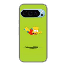 Чехол с Симпсонами для Google Pixel 9 (VPrint) (Барт Симпсон)