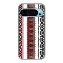 Силиконовый Чехол на Google Pixel 9 с картинкой Вышиванки – Вышиваночки