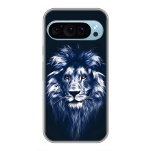 Чехол со Львом для Google Pixel 9 (VPrint) (Синий Лев)