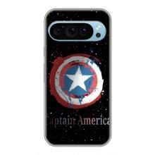Чехол с Щитом Капитана Америки на Google Pixel 9 – Щит Капитана
