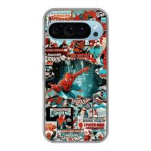 Чехол Супергерой Человека Паука на Google Pixel 9 – Комиксы Человек Паук