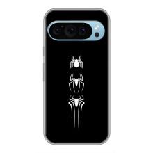 Чехол Супергерой Человека Паука на Google Pixel 9 – Лого паука