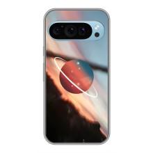 Чохол (ТПУ) з планетами на Google Pixel 9 – Сатурн