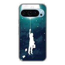 Чохол (ТПУ) з планетами на Google Pixel 9 – To The moon