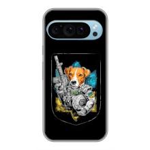 Чехол с принтом для Google Pixel 9 – Патрон Воин